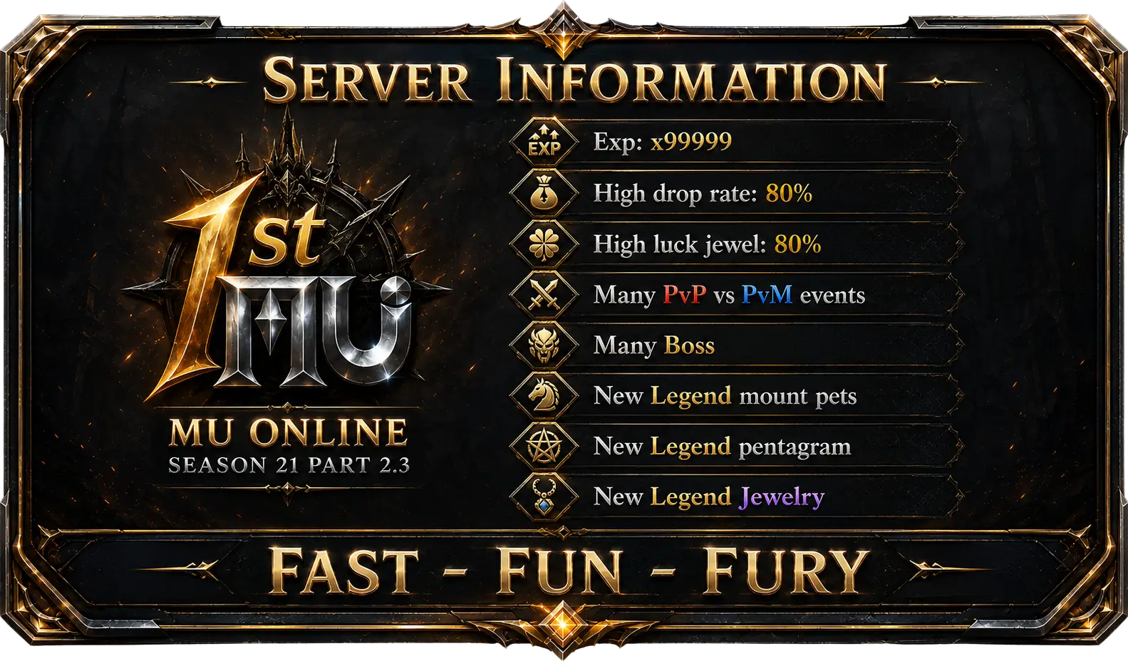 Server info